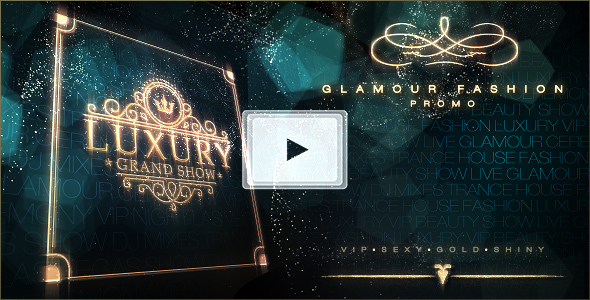 Luxury Grand Show | Glamour Golden Promo - Download Videohive 14770338